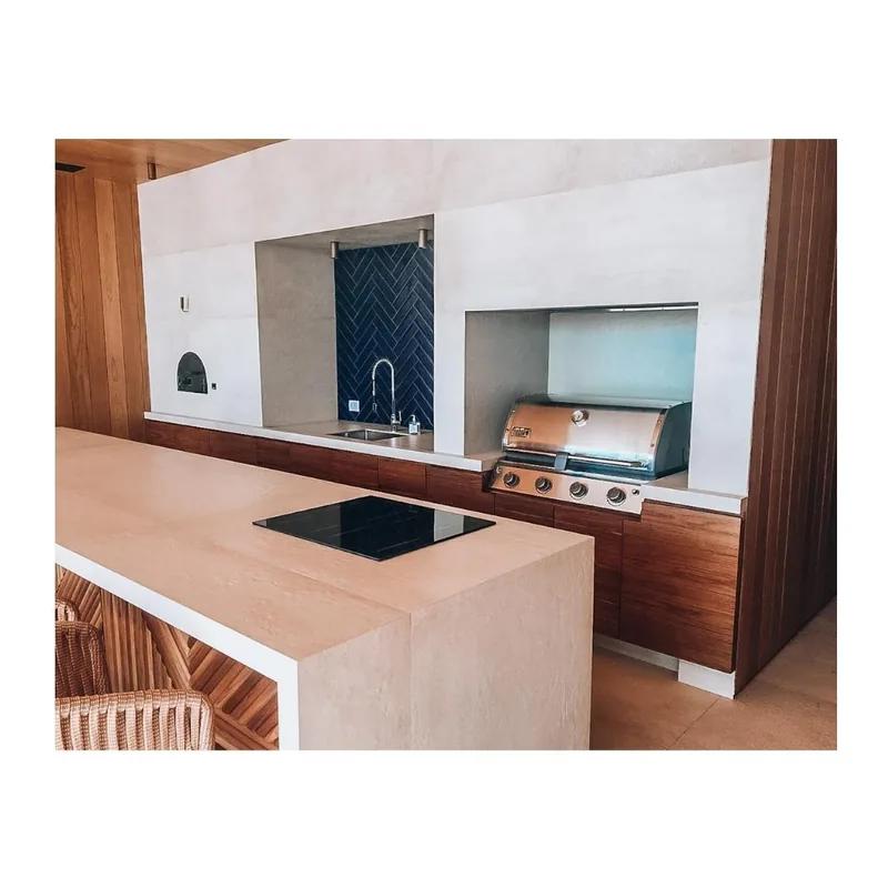 Gourmet com churrasqueira e cooktop
